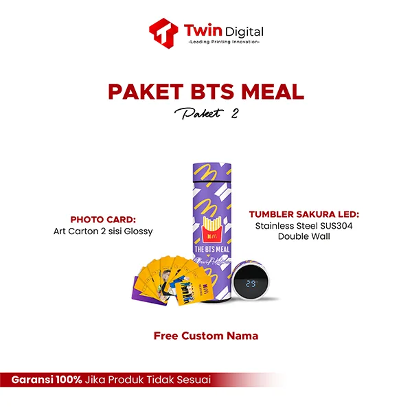 paket hampers bts meals twin digital printing