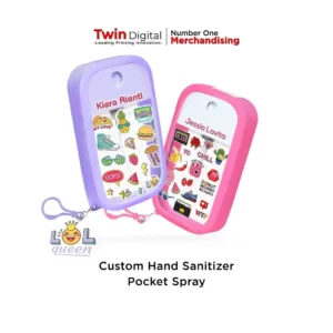 Hand Sanitizer Pocket Spray Custom Desain Menarik - Twin Digital