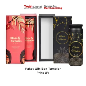 Hampers Botol Minum Custom Tumbler + Hard Box