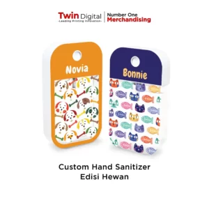 Hand Sanitizer Custom Edisi Karakter Hewan Lucu - Twin Digital