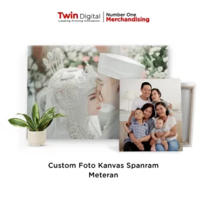 Cetak Foto Kanvas Harga Murah Custom Meteran - Twin Digital