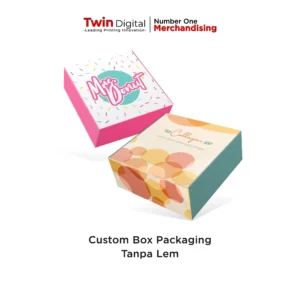 Box Packaging Custom Tanpa Lem - Twin Digital