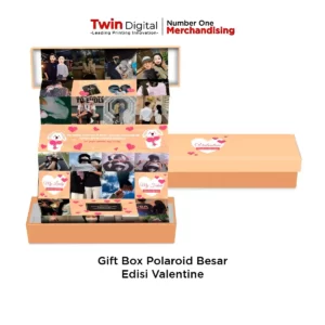 Gift Box Custom Polaroid Board Kecil Edisi Valentine - Twin Digital